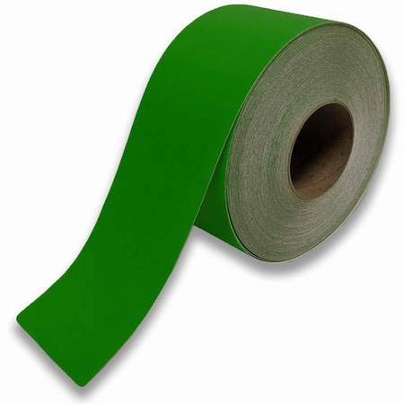 Pristine Products Green, Industrial Floor Tape, 4'' x 100 ft Q4G